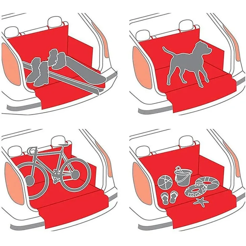Waterproof Anti Slip Wear-Resistant Cushion Dog Trunk Cargo Liner Pet 5-Layer Thicken Oxford Cloth Trunk Carpet