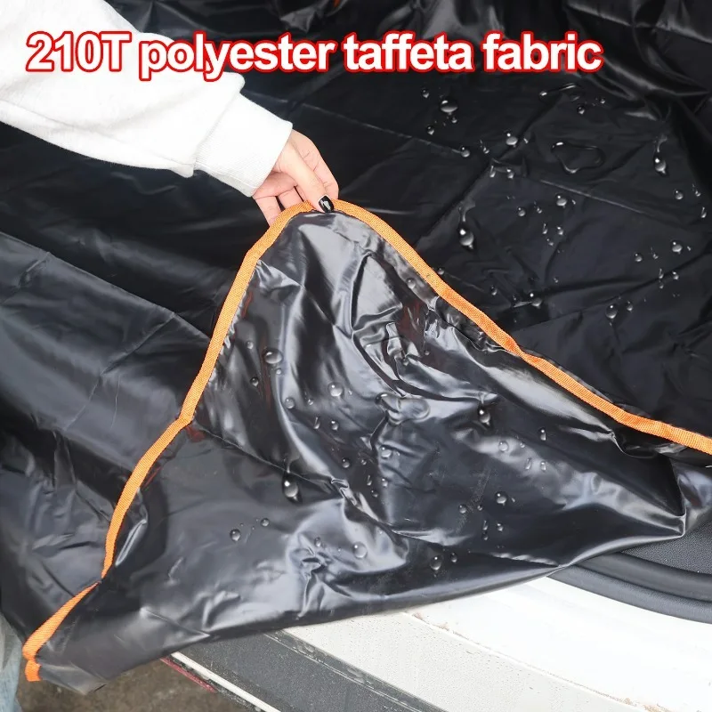 Polyester Auto Trunk Anti Dirt Pad Mat for Pets Non-Slip Scratch-Resistant Easy-Clean Mat for SUVs and Cars Pet Safety Mat