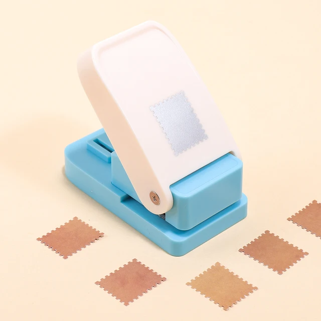 Rectangular Postage Stamp Punches Lever Action Puncher for Paper Crafting Scrapbooking DIY Projects Arts Crafts Supplies Scrapbo 1