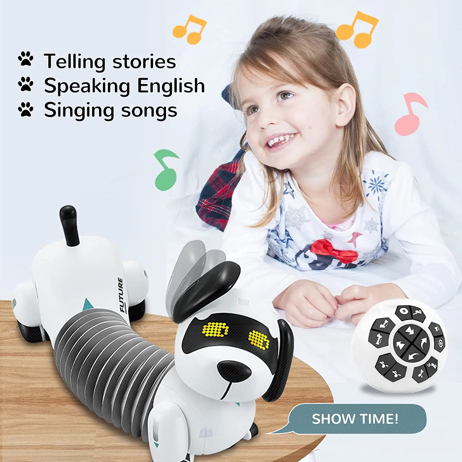 Interactive Smart Dog Toy Talking Singing Robotic Puppy Pet