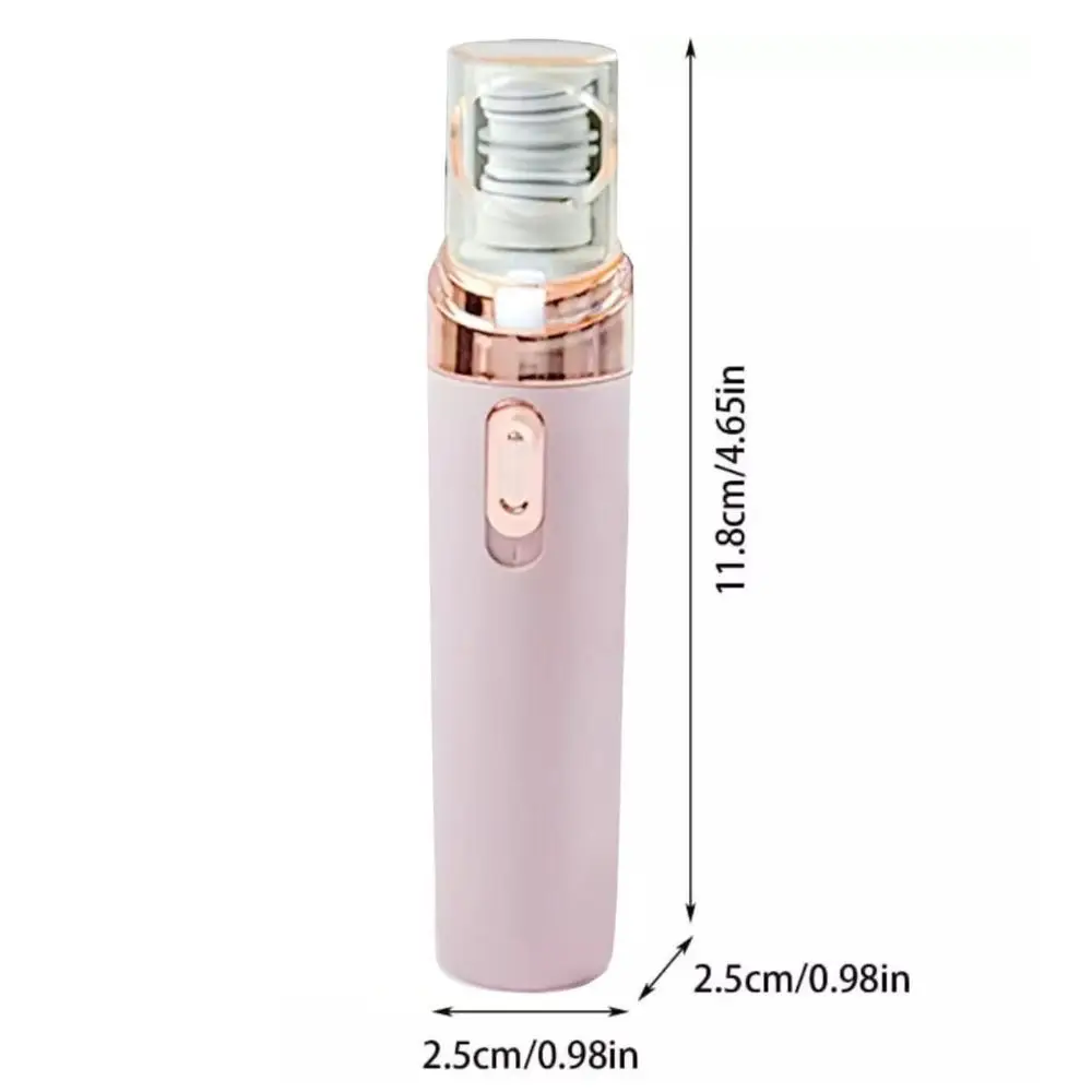 Rechargeable Face Epilator Long-Lasting Waterproof Body Hair Removal with LED Lights for Woman