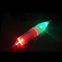 Underwater LED Luminous Fishing Light - Dual Light Waterproof Nighttime Fish Attractor (Colorful)