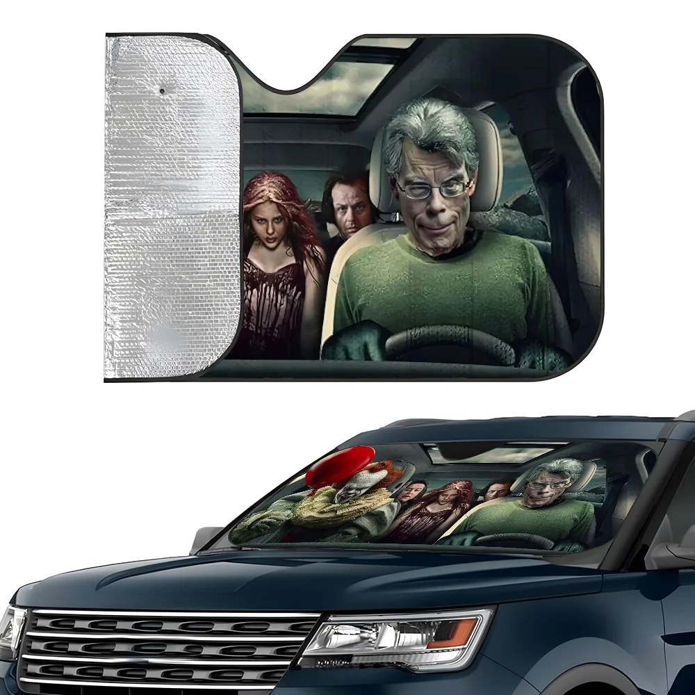 Horror Characters Windshield Sunshade 3