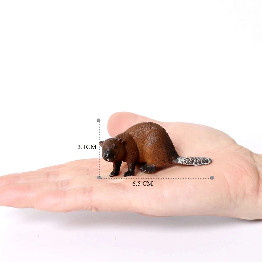 Realistische Nagetier Wilde Tiere Capybara Biber Maulwurf Erdferkel Maus Chipmunk Eichhörnchen Murmeltier Modell Figur Sammlung Spielzeug – Detail 39
