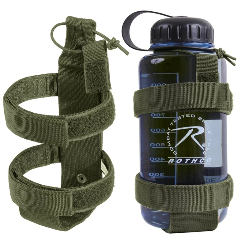 Lightweight MOLLE Bottle Carrier Adjustable Tactical Water Bottle