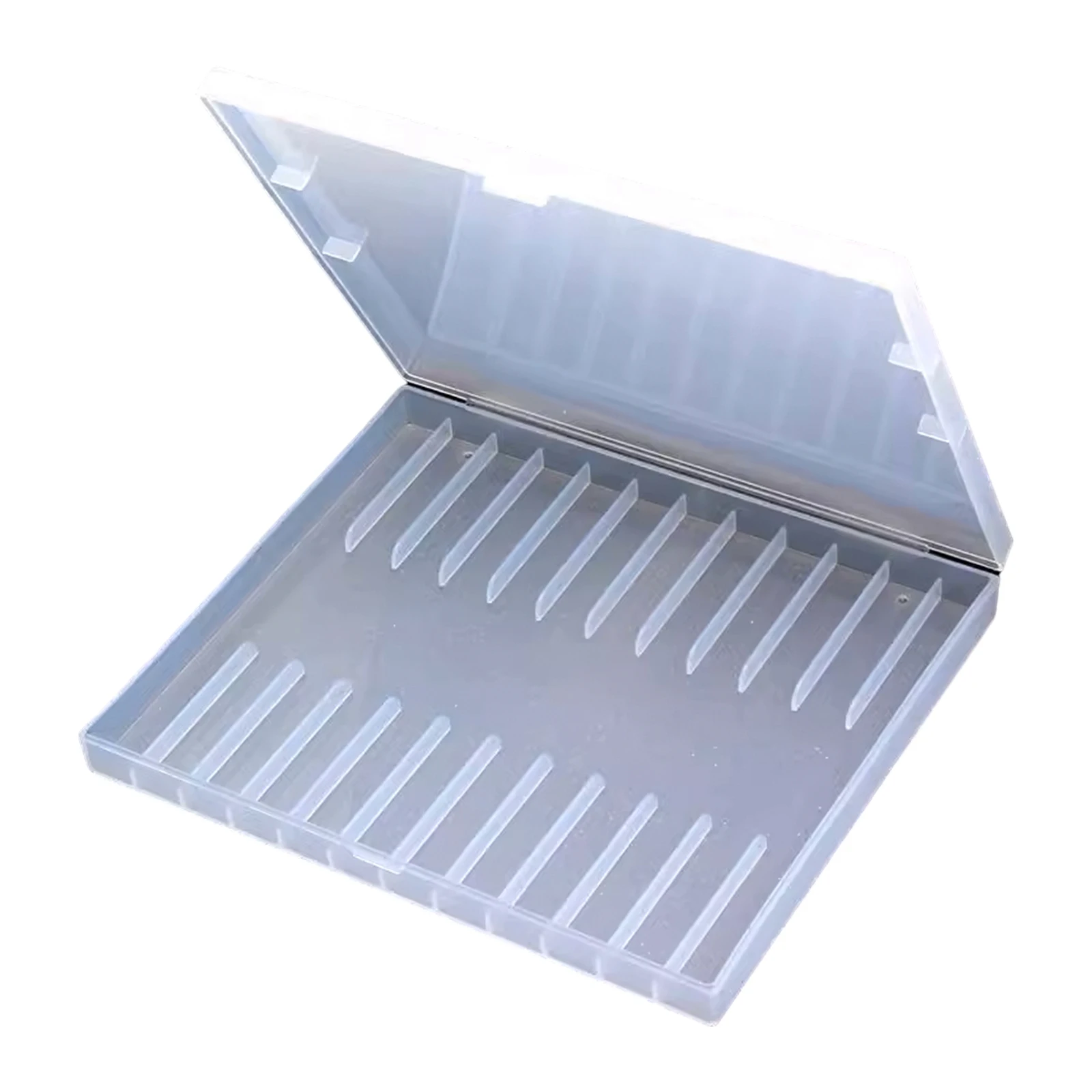 새로운 플라스틱 만년필 컬렉션 상자 잉크 펜 케이스 12 그리드 학교 문구 사무용품 펜 컨테이너 데스크탑 보관함