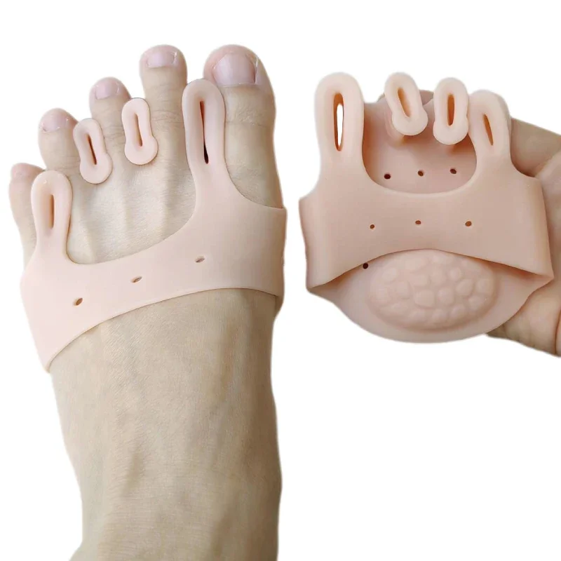 Breathable Gel Toe Separators And Forefoot Pads For Foot Pain_voghion.com