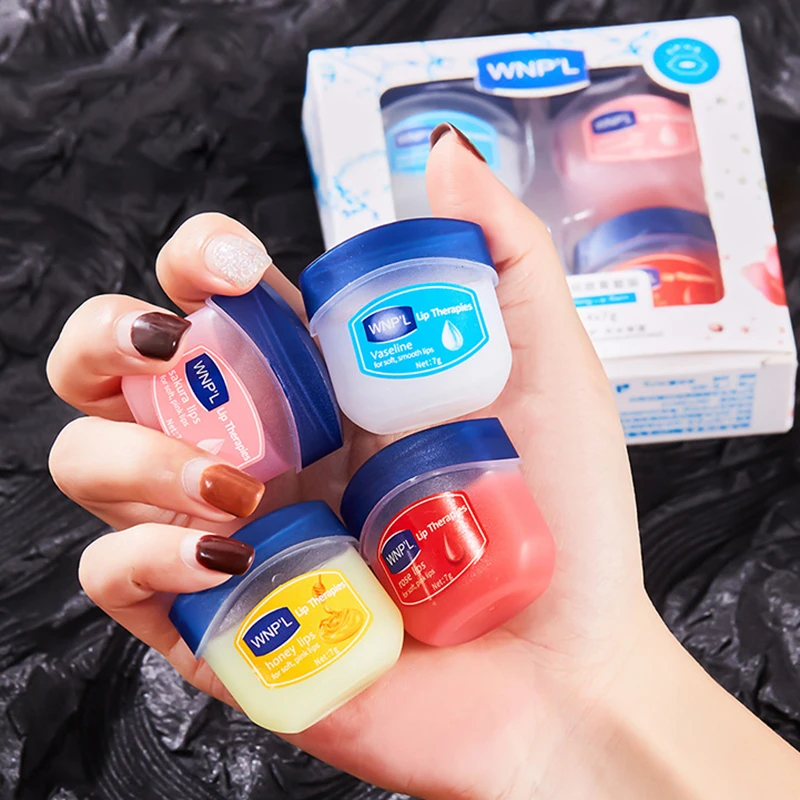 Natural Plant Lip Balm 4pcs/box For Lip Care