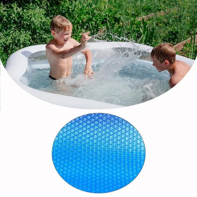Cobertor Solar De Burbuja ECO 800 Azul Para Piscina (8 X 4 M
