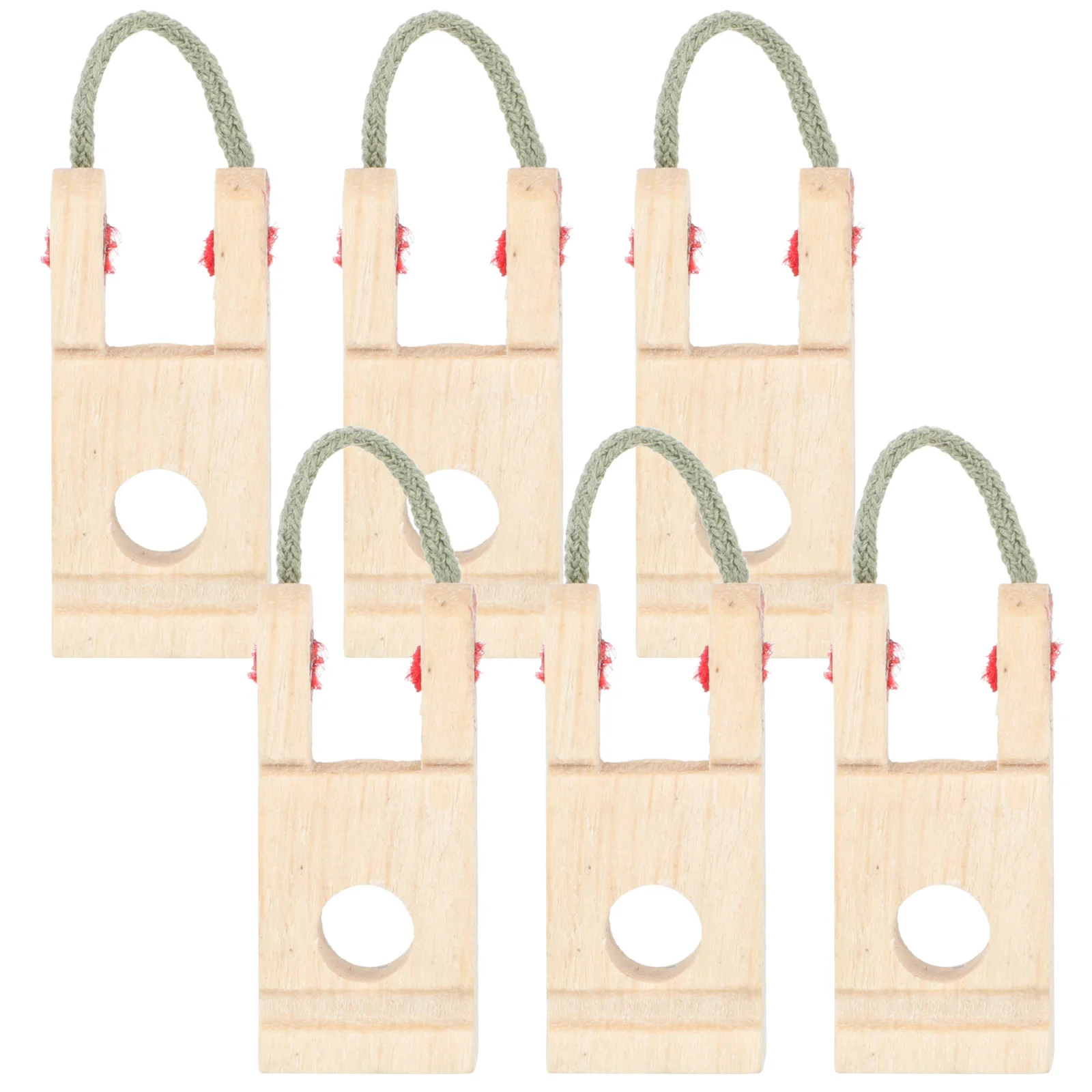 

6 Pcs Piano Tuning Supply Major Flanges for Middle Axis Repair Parts Rope Wooden Butt Linkage Shaft Frame Maintenance