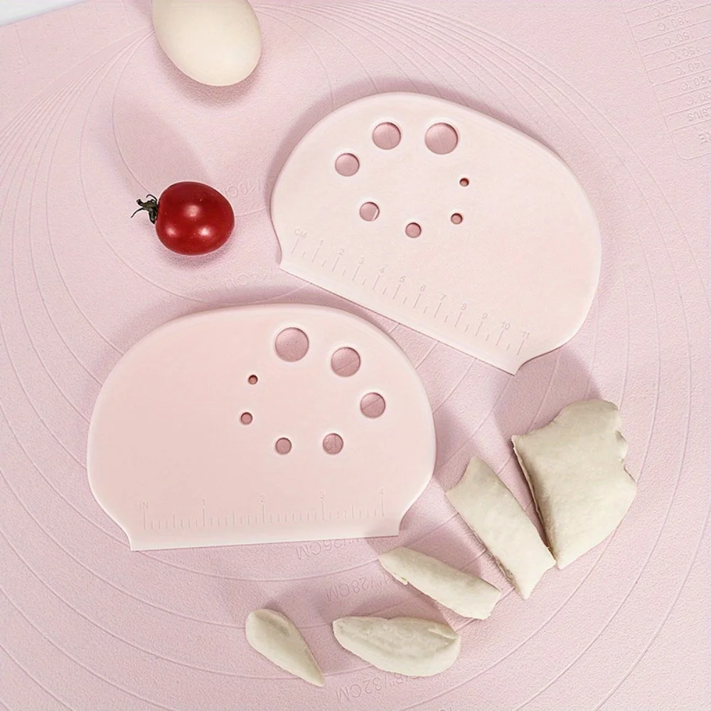 1PC Double-sided with Scale Cutting Knife Food-grade Pp Plastic Scraper Baking Scraper Cookie Cutter Baking Kitchen Tools