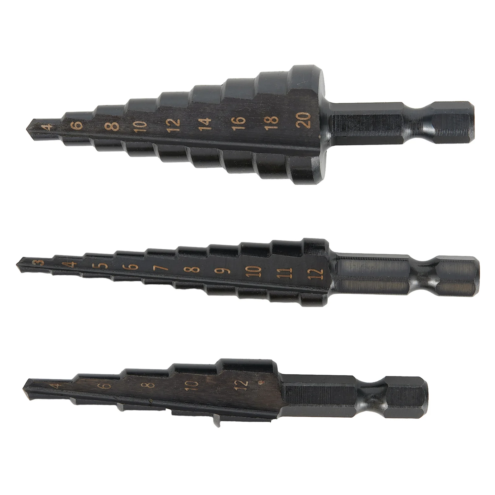 

Hole Cutter Core Bit Drill Bit Step Drill Bits 3-12mm 4-12mm 4-20mm High Speed Steel For Wood Metal Drilling Tools