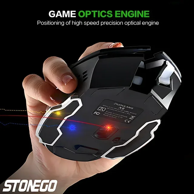 STONEGO LED Wireless Mouse 3