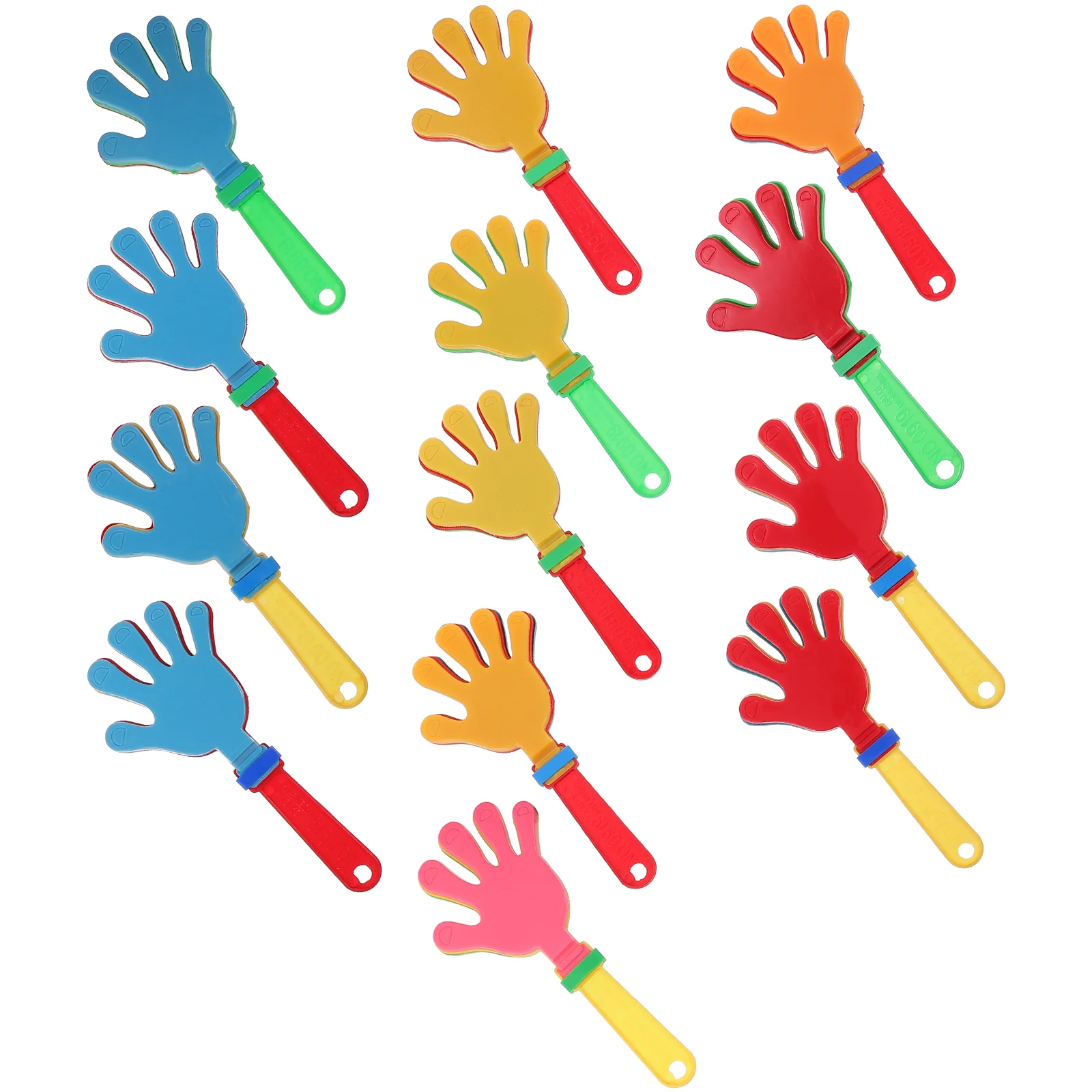 24 Pcs Generator Props Party Hand Clapper Child Basketball Toy Loud Abs Noise Makers for Sporting Events Prank
