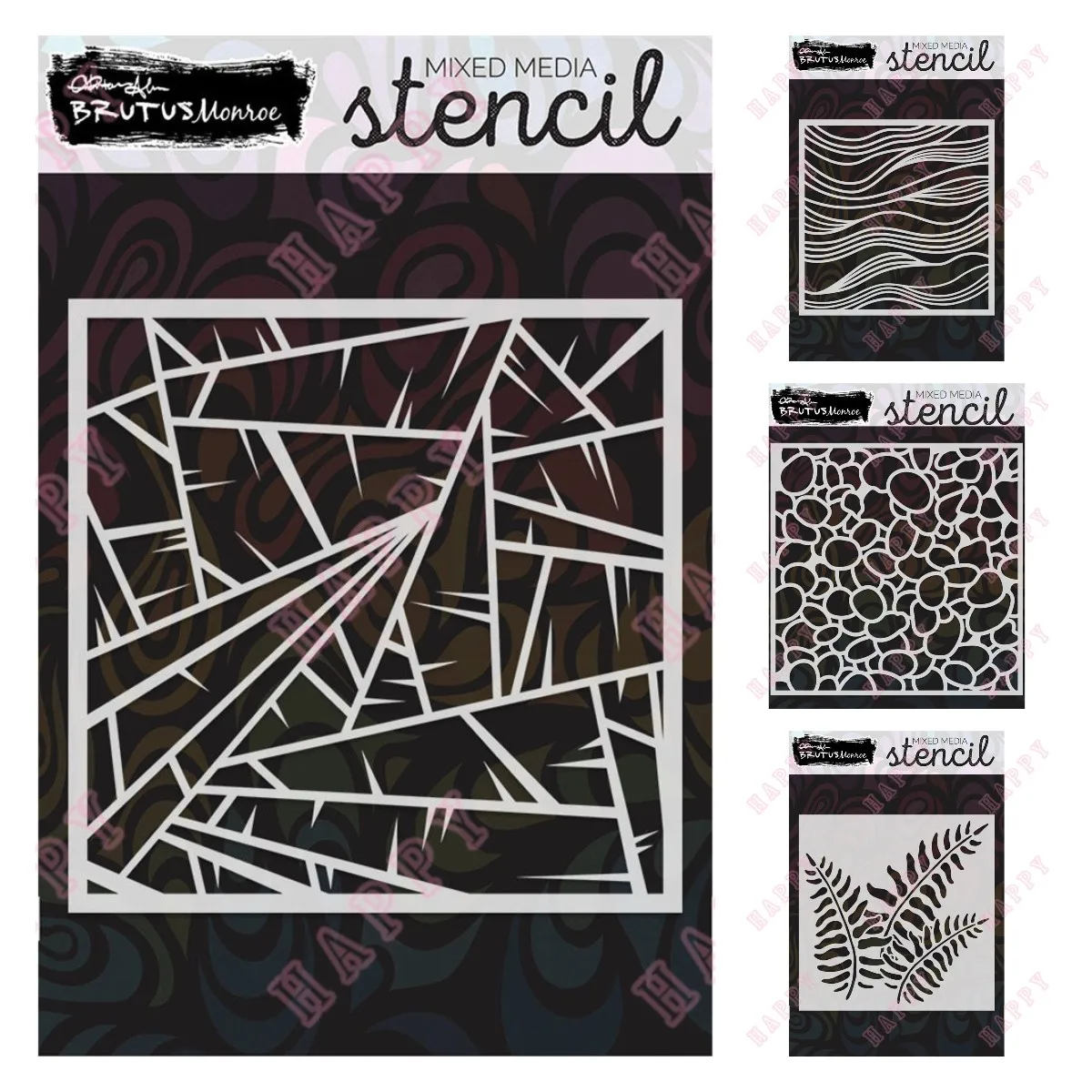 

Plastic Stencils Earth Ice Air River Rocks Scrapbook Diary Decoration Paper Craft Embossing Template DIY Greeting Card Handmade