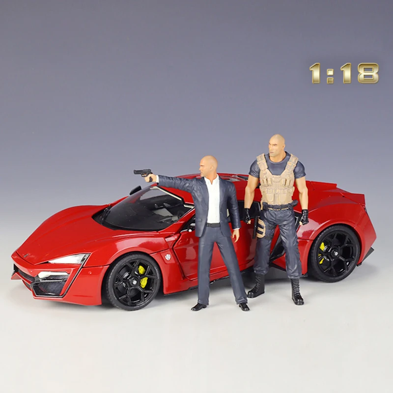 1/18 Scale Movie Characters Hobbs & Shaw Figure Toys Dolls - 5