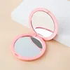 Handheld Makeup Mirror Double Sided Mini Portable Pocket Folding Round Makeup Mirror For Travel Beauty Cosmetic Tool 2