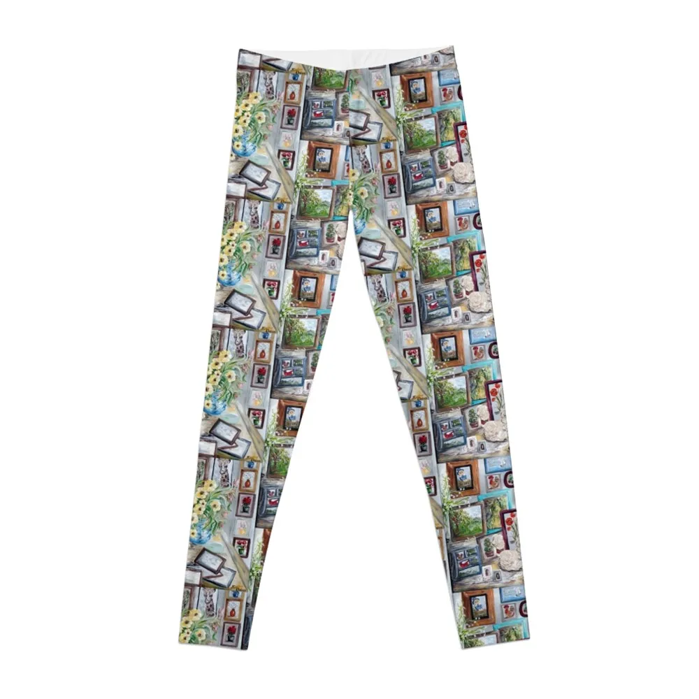 Table of an Art Enthusiast Leggings Fitness clothing Women's gym sports shirts gym Womens Leggings
