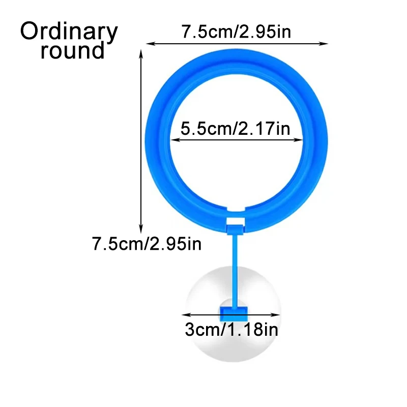 Akvaryum Balık Besleme Halkası Balık Tankı Mavi Yüzen İstasyon Mama Tepsisi Besleyici Gıda Dağılımını Önler Balık Tutucu Vantuzlu