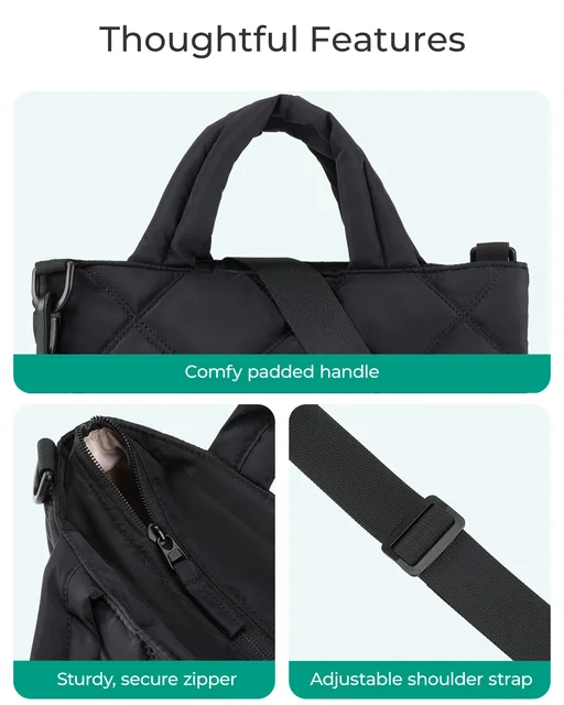 Puffy Quilted Mini Tote 4