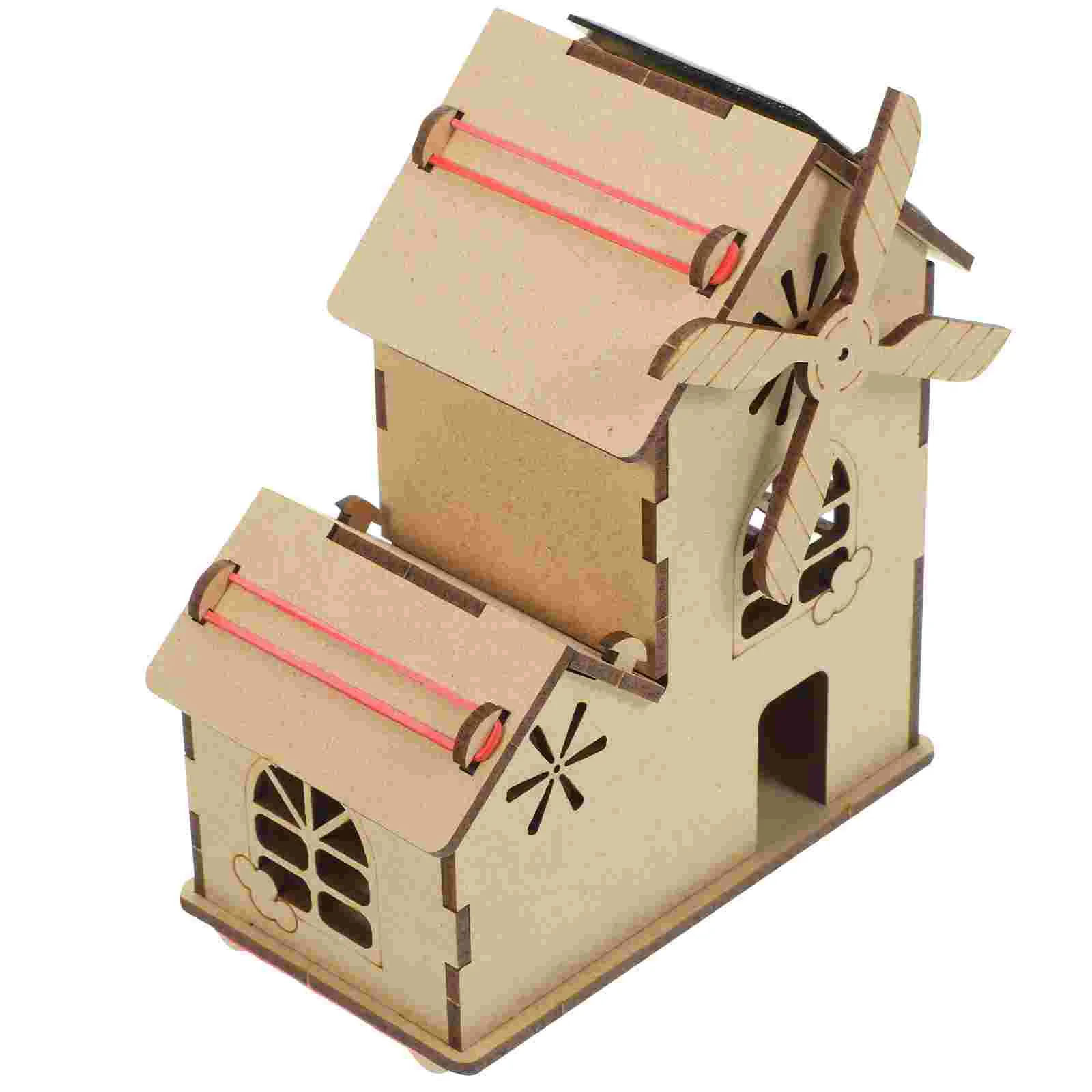 

Solar Powered Toy Kit Kids Science Experiment Kits DIY Toys Reliable Assemble Assembly Windmill
