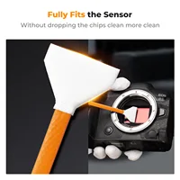 K&F CONCEPT 24mm Full Frame/16mm APS-C Sensor Cleaning Swab *6 &20ml Liquid Sensor Cleaner Sets For Sony DSLR SLR Digital Camera - Image 3