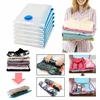 Home Vacuum Bag for Clothes Quilt Clothes Quilt Seal Compressed Transparent Storage Bags Travel Foldable Saving Space Packing 4