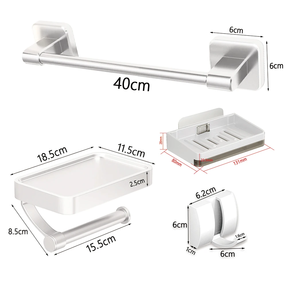 White 40 cm Set