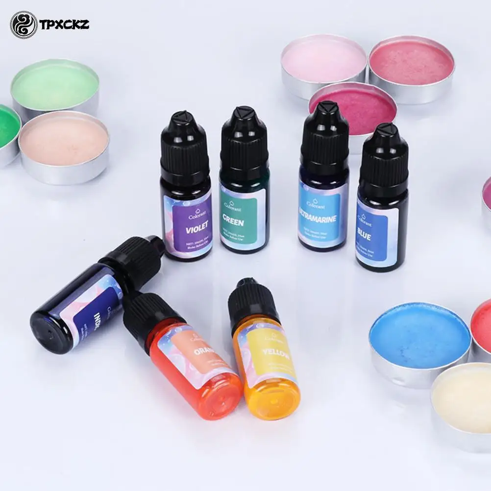 18 Colori 10Ml Pigmenti In Resina Fai Da Te Uv Resina Epossidica Stampo Candela Sapone Colorante Candela Profumata Fai Da Te Colore Essenza Sapone Per
