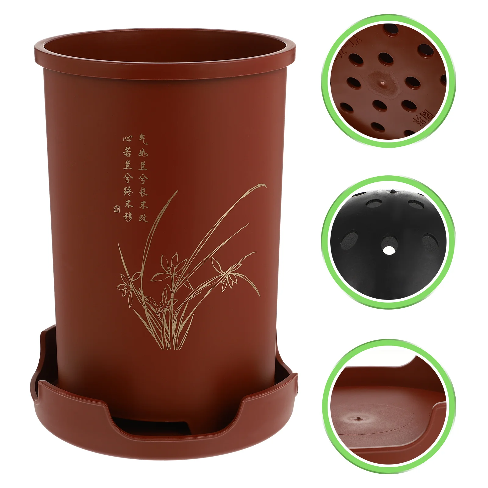 

Orchid Pot Flower Holder Creative Flowerpot Novel Flowerpots Succulent Plant Resin Indoor