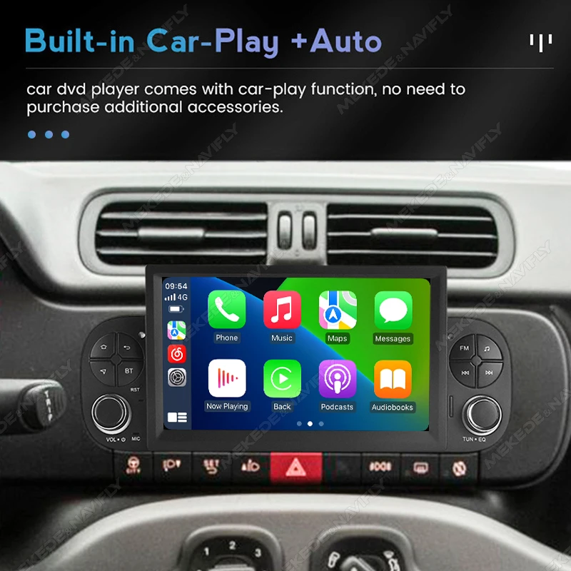 Autoradio Android 14 Per Fiat Panda 2013-2020 - Con Carplay, Android Auto, GPS E 4GB RAM - Foto 3