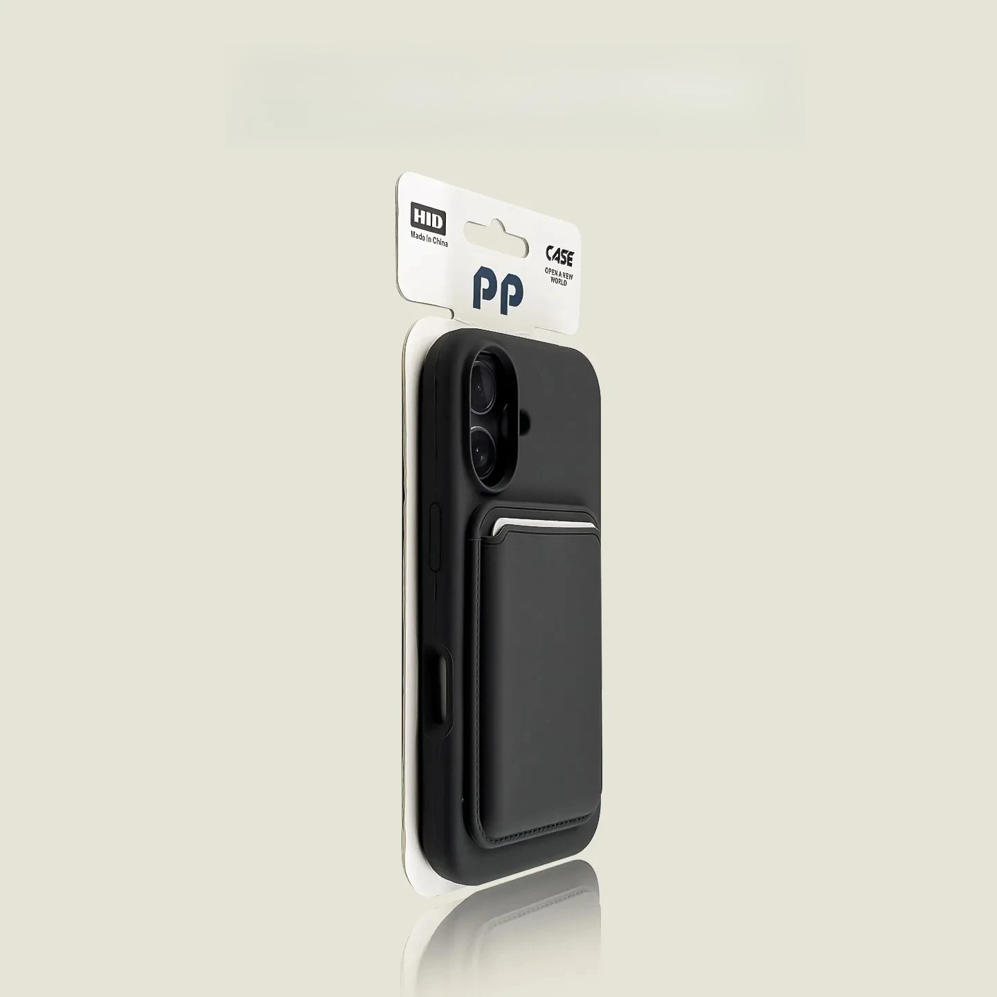 Magnetic Liquid Silicone Wallet Phone Case with Card Holder