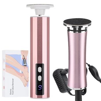 Wireless Foot Care File Leg Heels Remove USB Rechargeable Dead Skin Pedicure Tool with Replacement Sandpaper Foot Care Tool 1