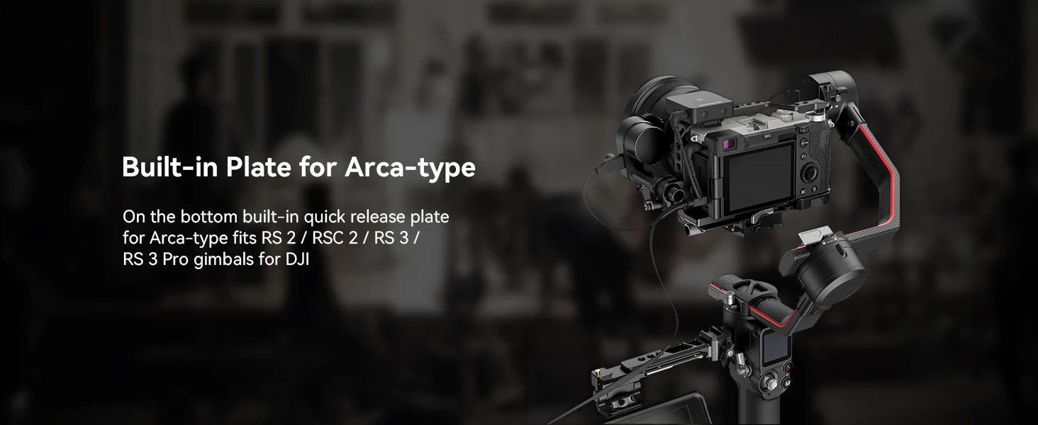 for Sony A7C Camera Cage for Sony Alpha 7C with Cold Shoe Quick Release Plate fo