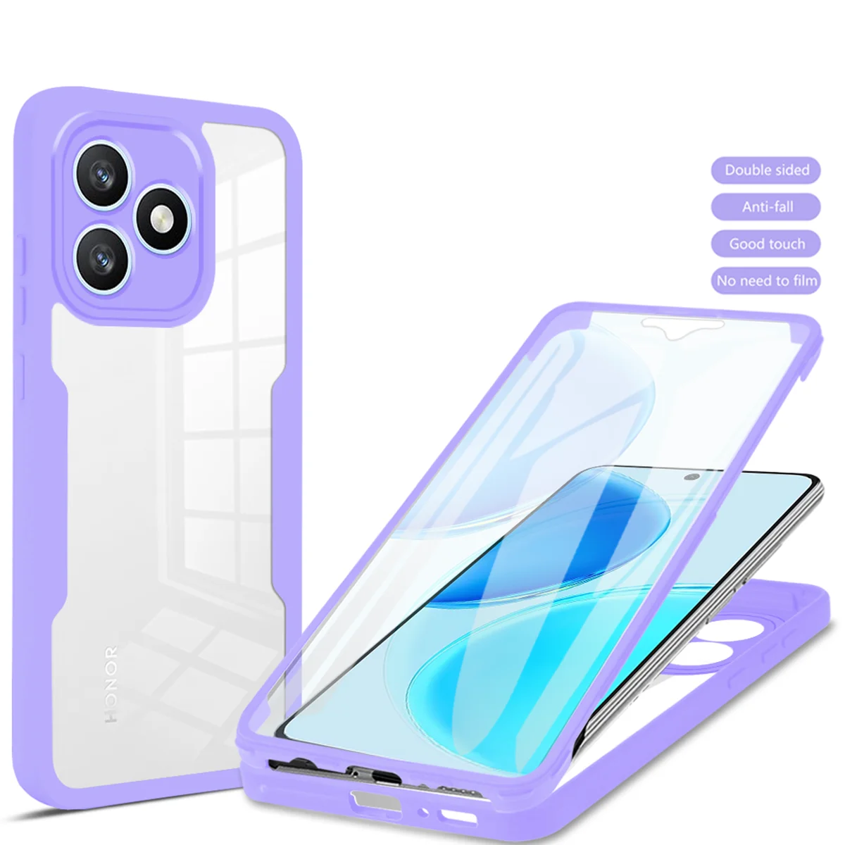 Ultra-Durable Full Body Protective Phone Case with 360° Double-Sided Coverage