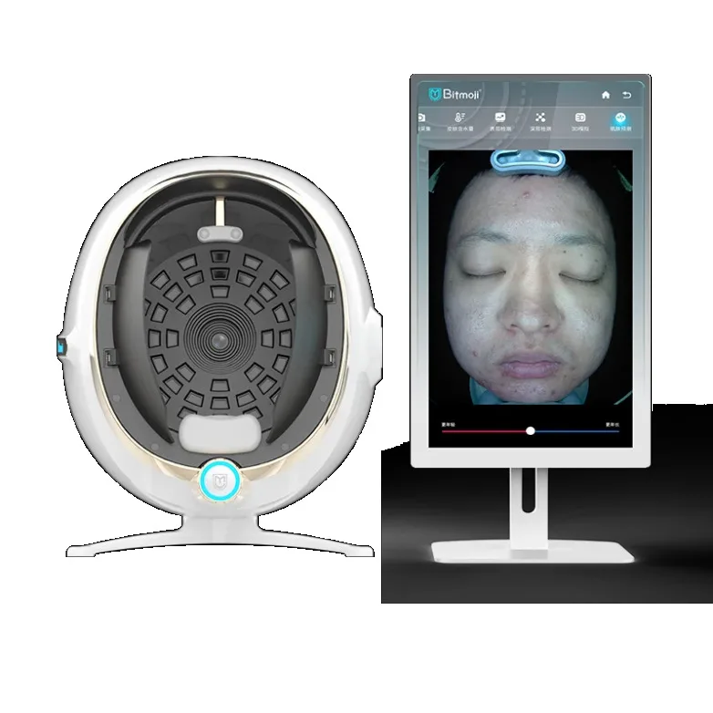 

Beauty Equipment Smart Skin Analyzer Machine Bitmoji 4D Mirror Face Skin Analysis Wrinkle Age Spots Pigment Korea Device