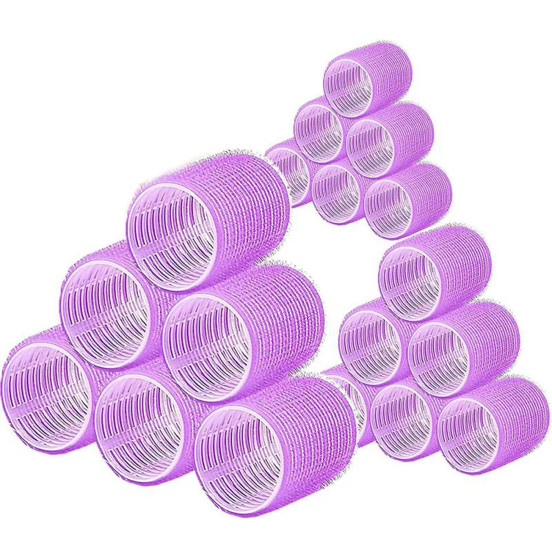 6pcs Jumbo Hair Rollers Self Grip Hook Hair Curlers Heatless Hair Bangs