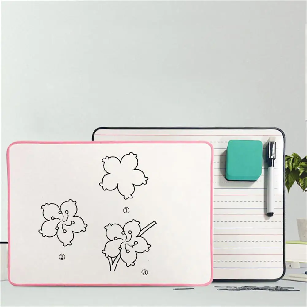 Children Graffiti Drawing Whiteboard Painting Tool Non-magnetic Learning Education Writing Drawing Board For Children Gifts whiteboard notebook set dry erase whiteboard handwriting drawing tablet kids doodle notepad