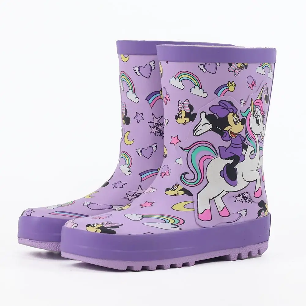 New Disney cartoon kids Minnie Mickey Mouse Rain Boots Student