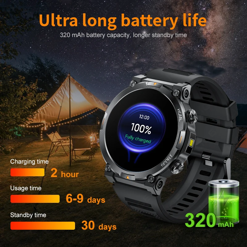 LIGE  Ʈ ð   ȭ  ð  ǰ    AMOLED ũ Smartwatch