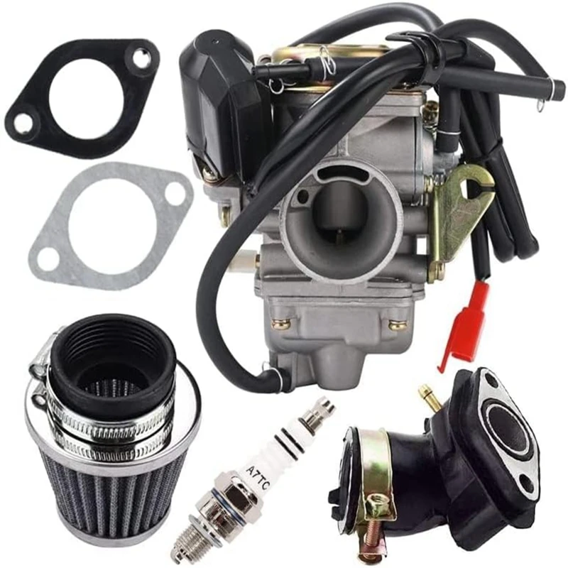 

GY6 carburetor compatible with 150cc QMJ152/157 QMI152/157 4 Stroke Engines scooter ATV kart moped UTV 4 wheeler Kazuma Baja Kym