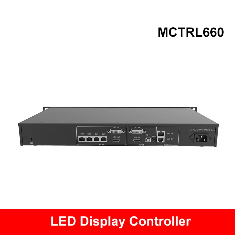 MCTRL660 Novastar 동기식 시스템 LED 디스플레이 화면 컨트롤러 NovaStar Pro 컨트롤러 전송 카드 상자