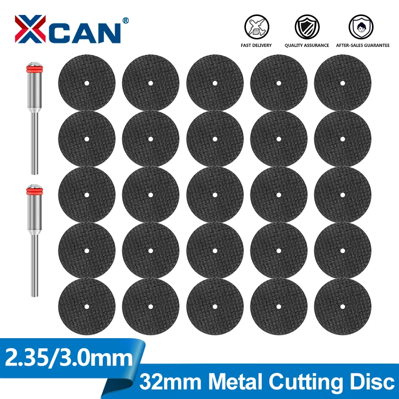 XCAN Tarcza tnąca do metalu 2.35 3.0mm Mandrel, mini piła tarczowa koło odcinające do Dremel szlifowania