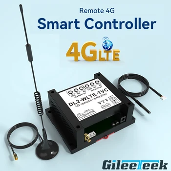 DL2-WLTE GSM 스마트 2 채널 GSM 4G LTE 앱 원격 제어, 릴레이 출력 ON/OFF 스위치 앱 제어 알람, 정전 알람, 30A