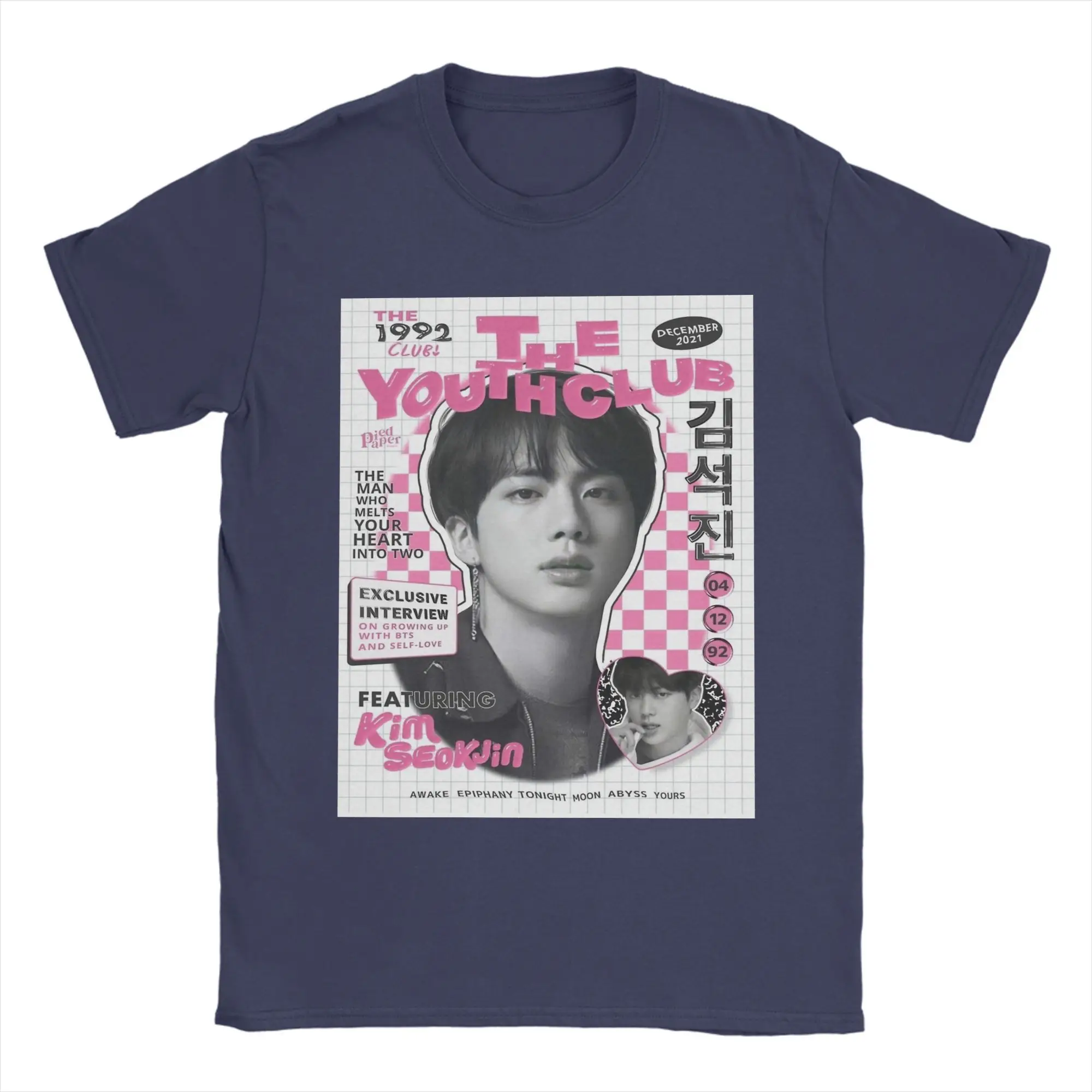 アイドル RUN SEOKJIN T-Shirt (Dark Grey) M アイドル RUN SEOKJIN T-Shirt (Dark Grey) M アイドル RUN