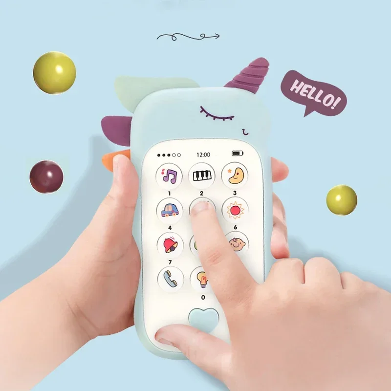 Learning machine Children's Toy Chewable Educational Early Education Baby Multi-Functional Music Phone Story Machine Toy 2