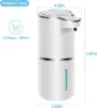 NEW Automatic Soap Dispenser Touchless Foaming Soap Dispenser 380ml USB Rechargeable Electric 4 Level Adjustable For Home 1