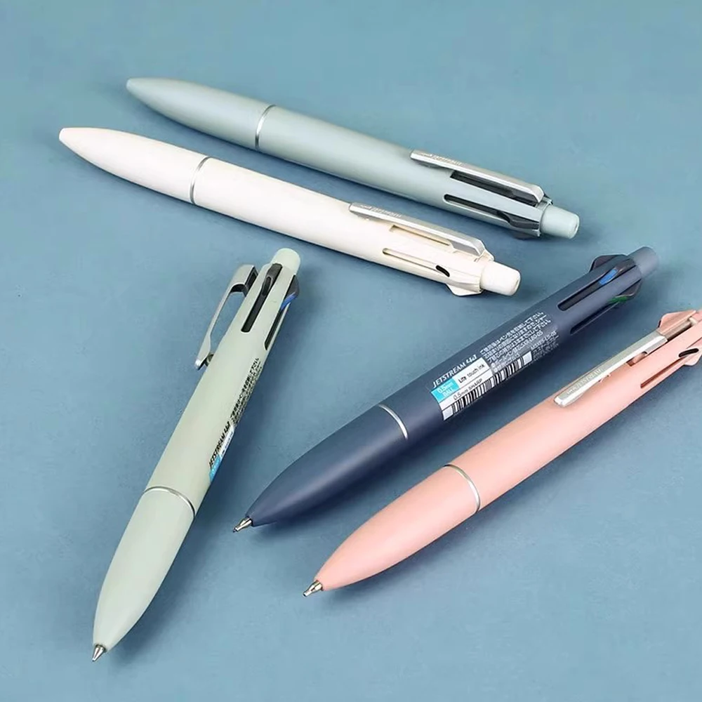 Japan UNI JETSTREAM Multifunctional Ballpoint Pen + mechanical Pencil 4-in-1 Lite Oil Pen School Stationery Office Supplies