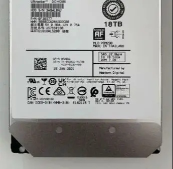 For 18T 0R20GG WUH721818AL5200 SAS 12G 3 5 inch hard drive