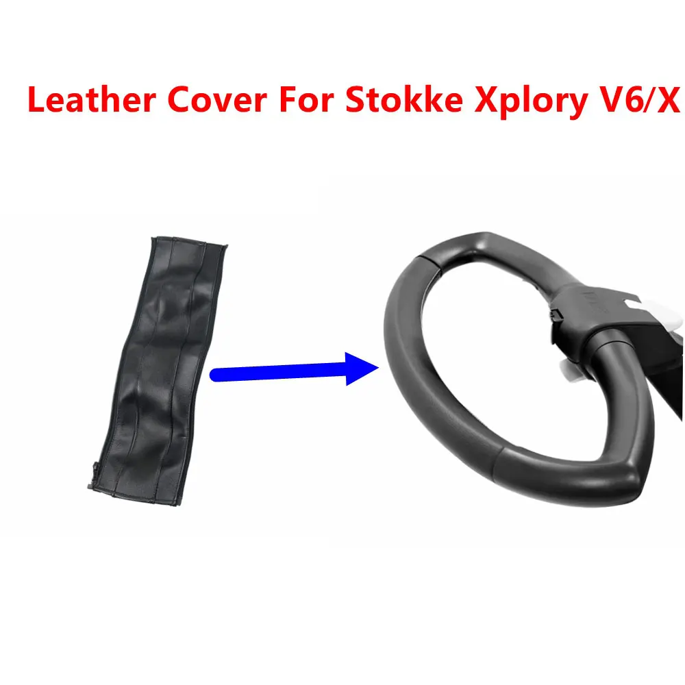 Pu Leather Handle Cover 1pcs For Stokke Xplory V6 Stroller Pram
